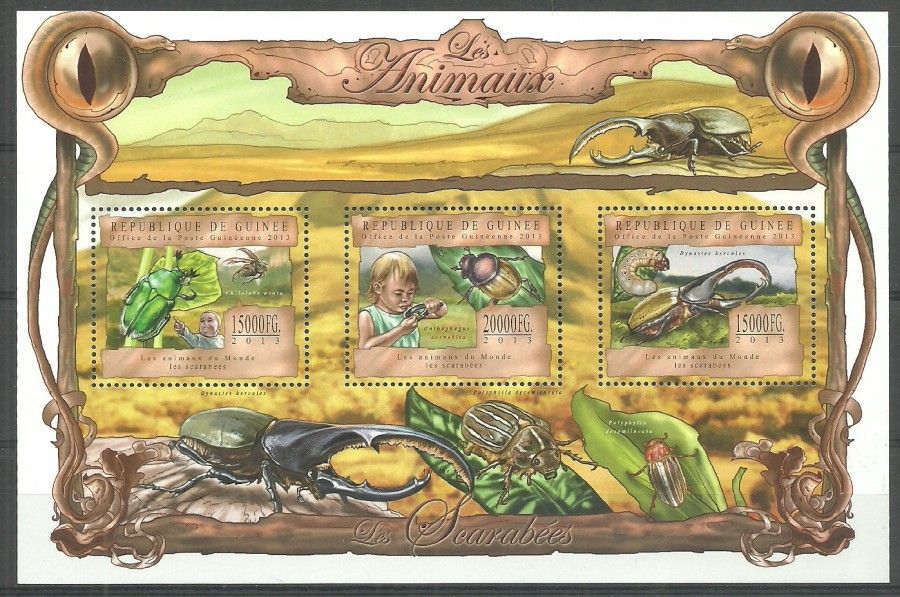 Znaczek Gwinea 2013 Mi ark 9785-9787 Czyste **