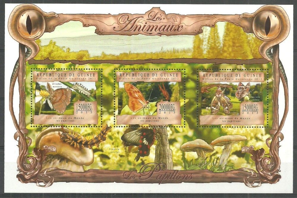 Znaczek Gwinea 2013 Mi ark 9793-9795 Czyste **
