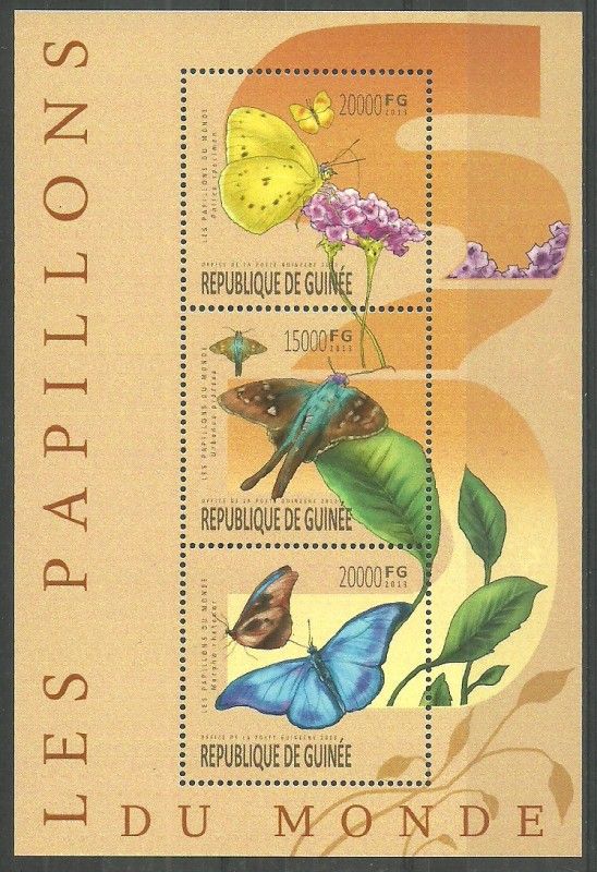 Znaczek Gwinea 2013 Mi ark 9962-9964 Czyste **