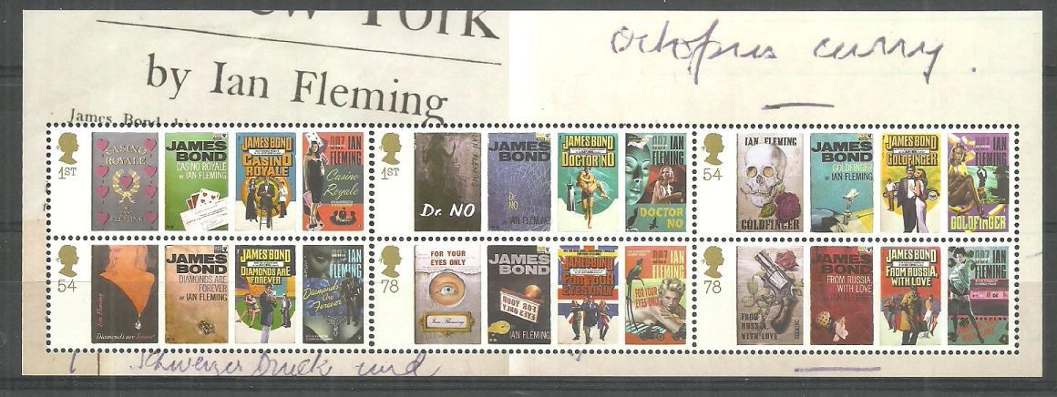 Znaczek Wielka Brytania 2008 Mi bl 42 Czyste **