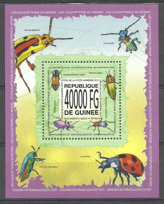 Znaczek Gwinea 2013 Mi bl 2289 Czyste **