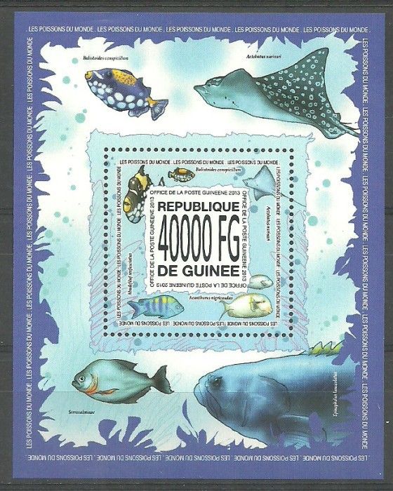 Znaczek Gwinea 2013 Mi bl 2293 Czyste **