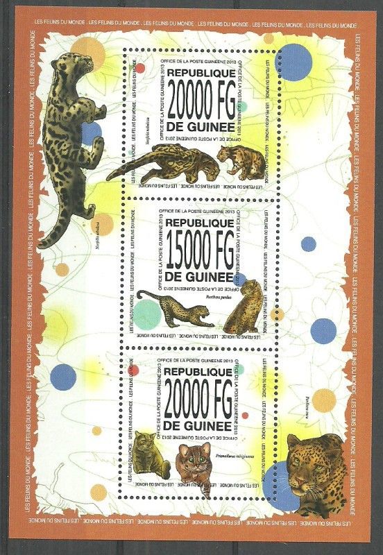 Znaczek Gwinea 2013 Mi ark 10101-10103 Czyste **