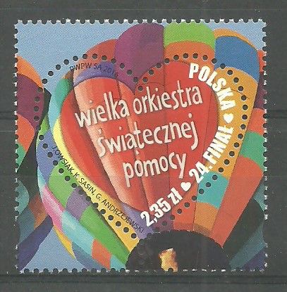 Znaczek Polska 2016 Mi 4812 Fi 4662 Czyste **