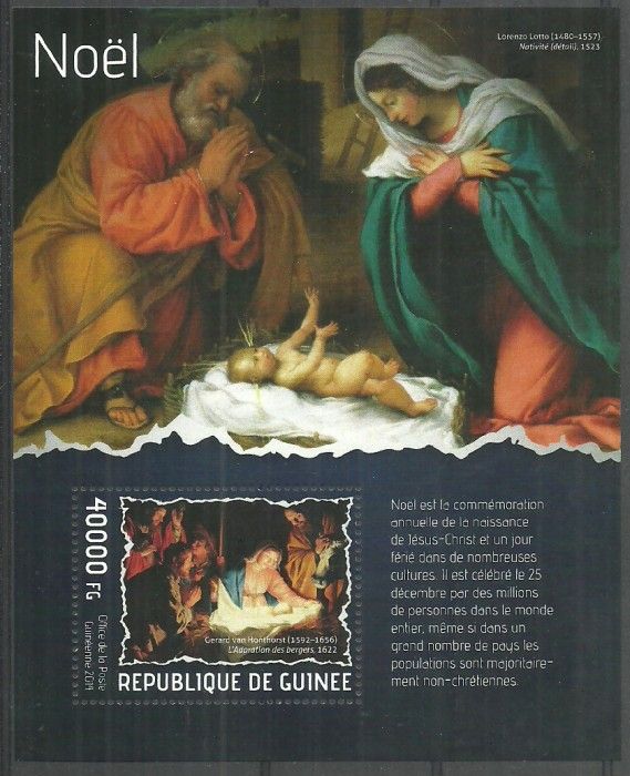 Znaczek Gwinea 2014 Mi bl 2349 Czyste **