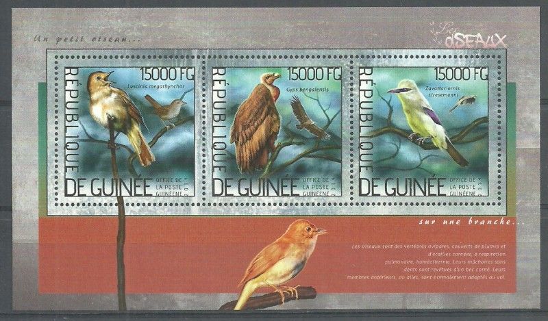 Znaczek Gwinea 2014 Mi ark 10343-10345 Czyste **