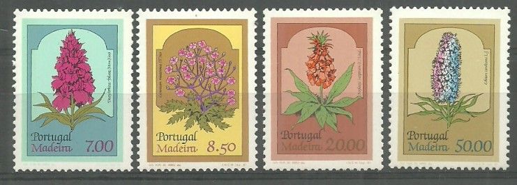 Znaczek Madera 1981 Mi 73-76 Czyste **