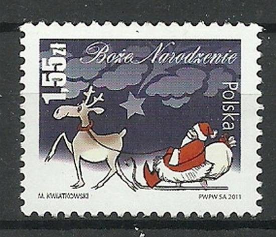 Znaczek Polska 2011 Mi 4542 Fi 4392 Czyste **