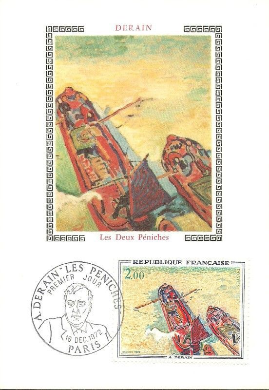 Znaczek Francja 1972 Mi S1814 Karta Max