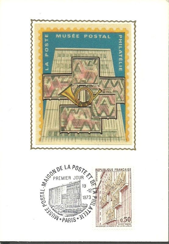 Znaczek Francja 1973 Mi S1862 Karta Max