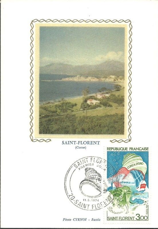 Znaczek Francja 1974 Mi S1873 Karta Max