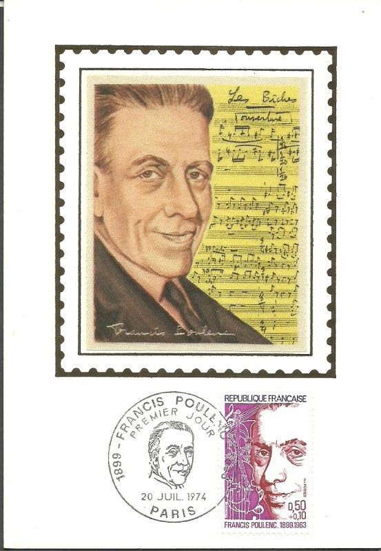 Znaczek Francja 1974 Mi S1882 Karta Max