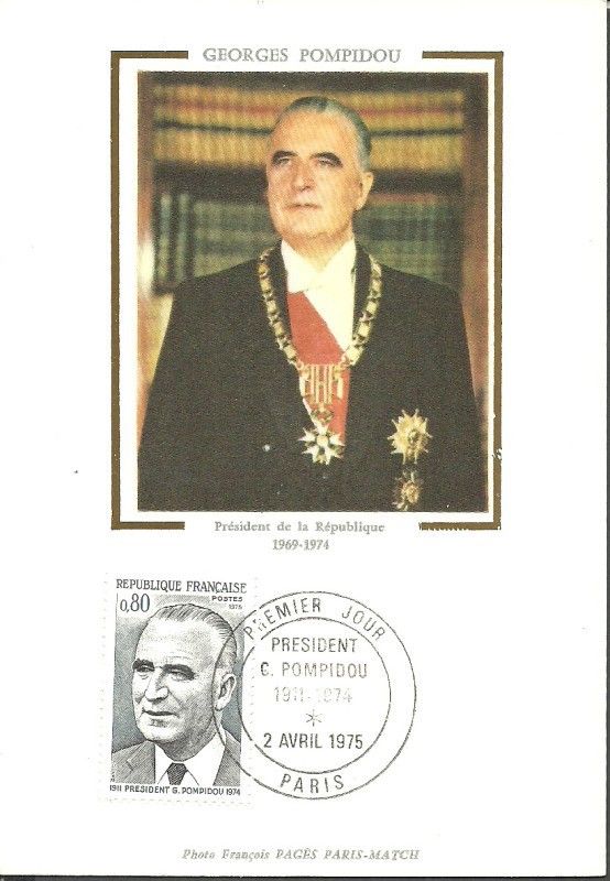 Znaczek Francja 1975 Mi S1913 Karta Max