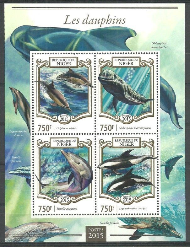 Znaczek Niger 2015 Mi ark 3300-3303 Czyste **