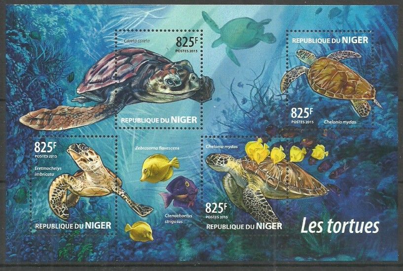 Znaczek Niger 2015 Mi ark 3415-3418 Czyste **