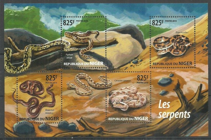 Znaczek Niger 2015 Mi ark 3420-3423 Czyste **
