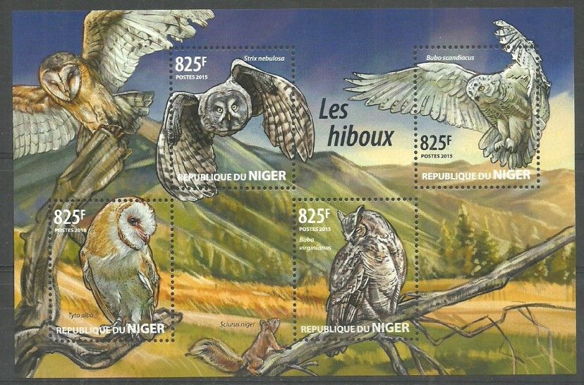 Znaczek Niger 2015 Mi ark 3445-3448 Czyste **