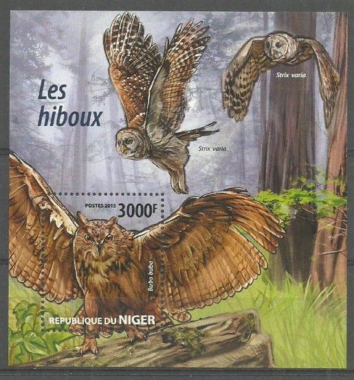 Znaczek Niger 2015 Mi bl 433 Czyste **