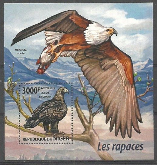Znaczek Niger 2015 Mi bl 434 Czyste **