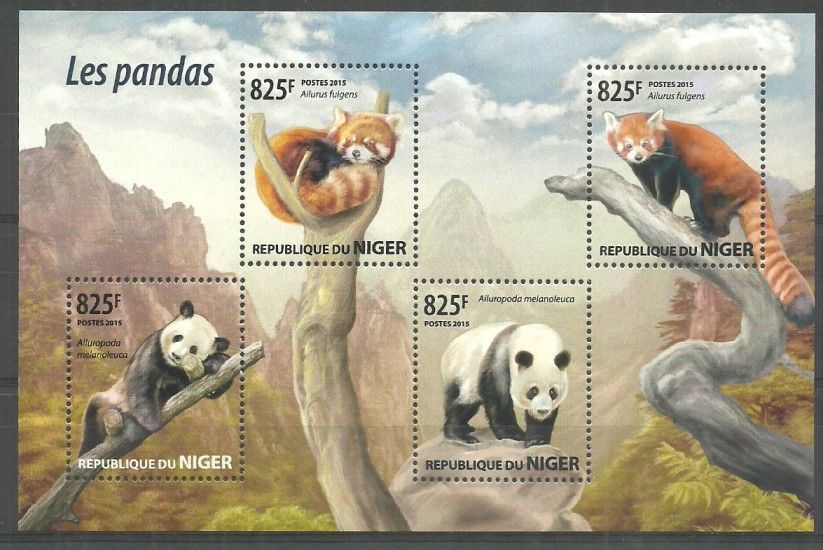 Znaczek Niger 2015 Mi ark 3475-3478 Czyste **