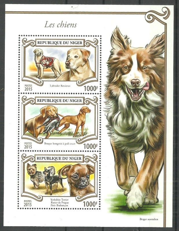 Znaczek Niger 2015 Mi ark 3538-3540 Czyste **