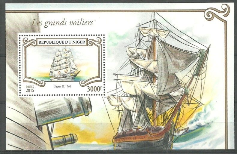 Znaczek Niger 2015 Mi bl 453 Czyste **