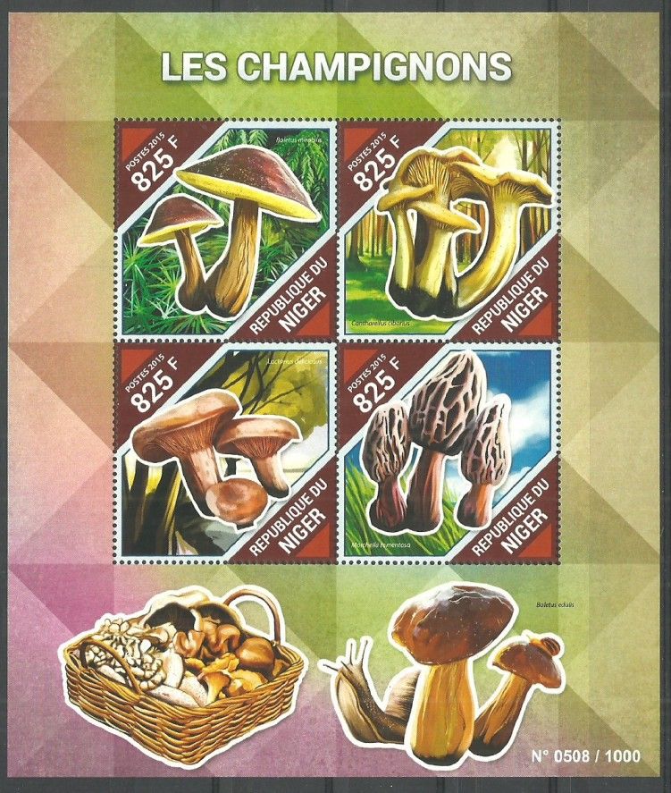 Znaczek Niger 2015 Mi ark 3857-3860 Czyste **