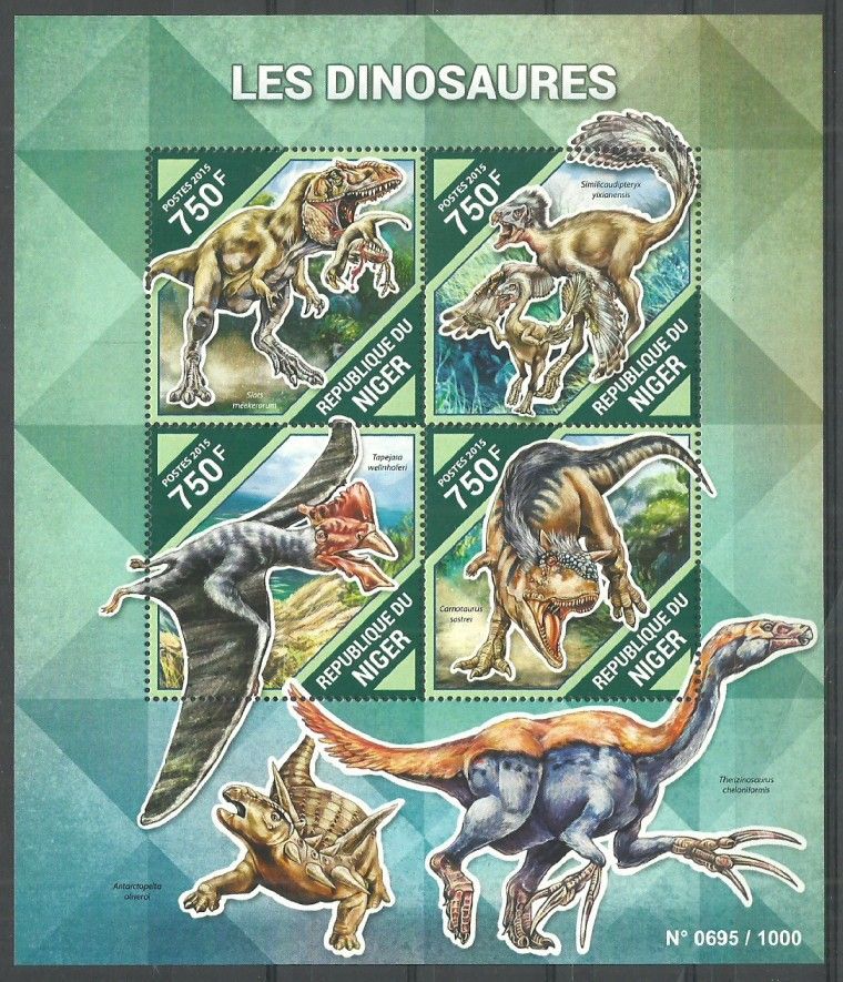 Znaczek Niger 2015 Mi ark 3877-3880 Czyste **