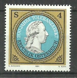 Znaczek Austria 1981 Mi 1685 Czyste **