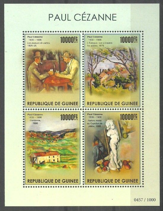 Znaczek Gwinea 2015 Mi ark 11303-11306 Czyste **
