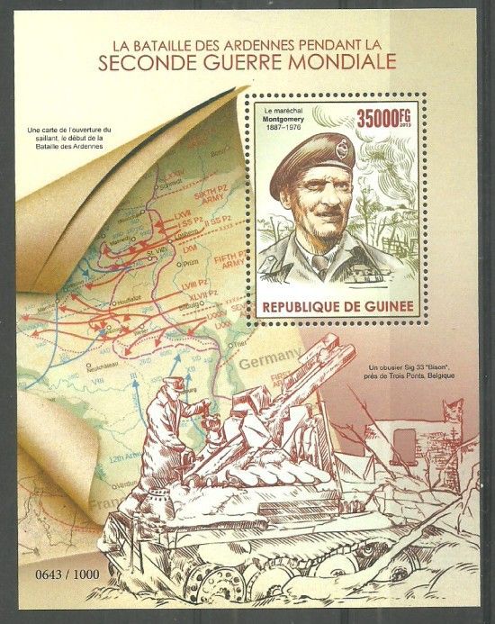 Znaczek Gwinea 2015 Mi bl 2572 Czyste **