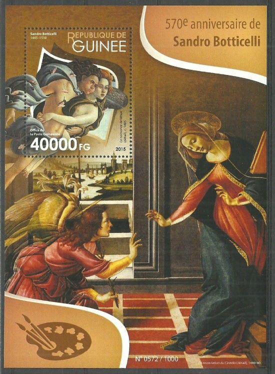 Znaczek Gwinea 2015 Mi bl 2593 Czyste **