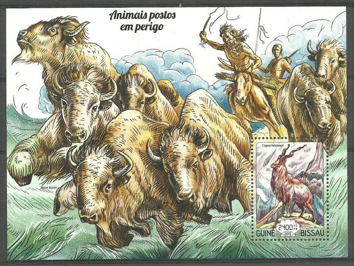 Znaczek Gwinea Bissau 2015 Mi bl 1340 Czyste **