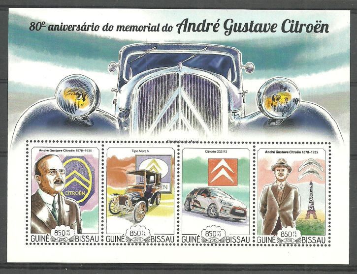 Znaczek Gwinea Bissau 2015 Mi ark 7730-7733 Czyste **