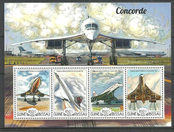 Znaczek Gwinea Bissau 2015 Mi ark 7735-7738 Czyste **