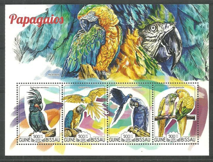 Znaczek Gwinea Bissau 2015 Mi ark 7784-7787 Czyste **