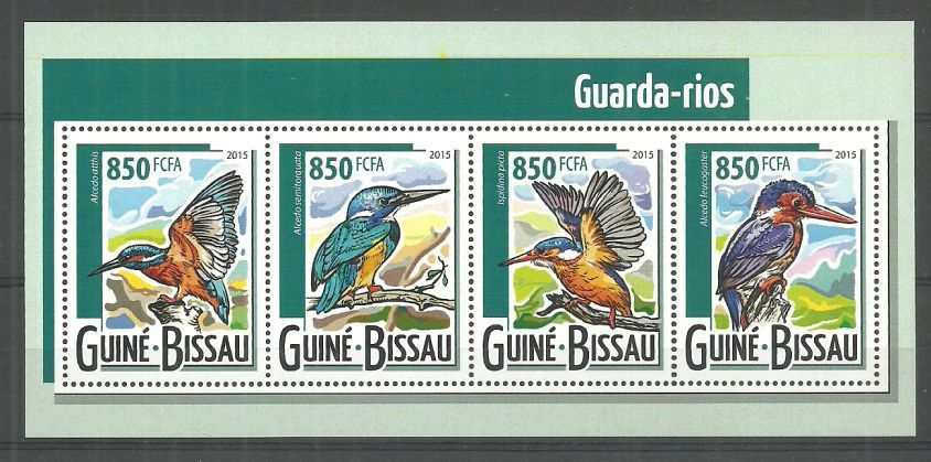Znaczek Gwinea Bissau 2015 Mi ark 7948-7951 Czyste **