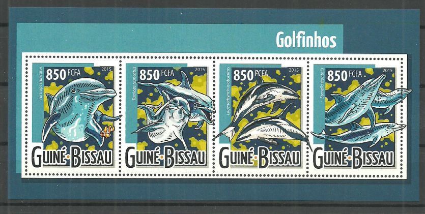 Znaczek Gwinea Bissau 2015 Mi ark 7953-7956 Czyste **