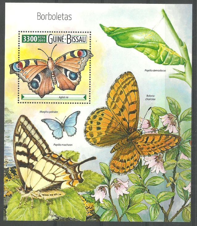 Znaczek Gwinea Bissau 2015 Mi bl 1403 Czyste **