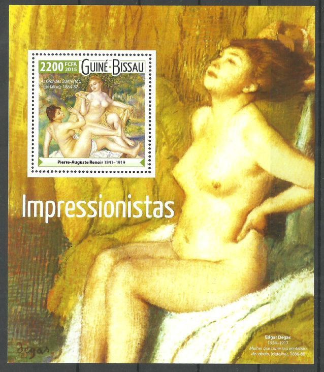 Znaczek Gwinea Bissau 2015 Mi bl 1404 Czyste **