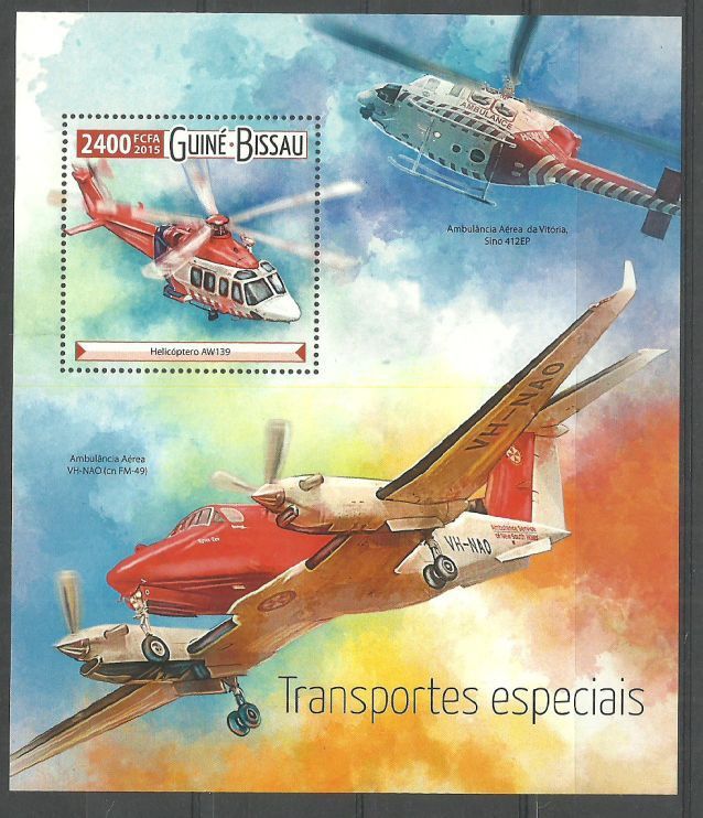 Znaczek Gwinea Bissau 2015 Mi bl 1407 Czyste **
