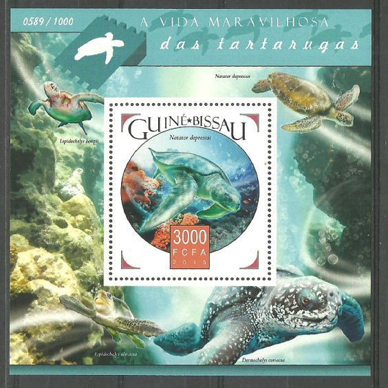 Znaczek Gwinea Bissau 2015 Mi bl 1448 Czyste **