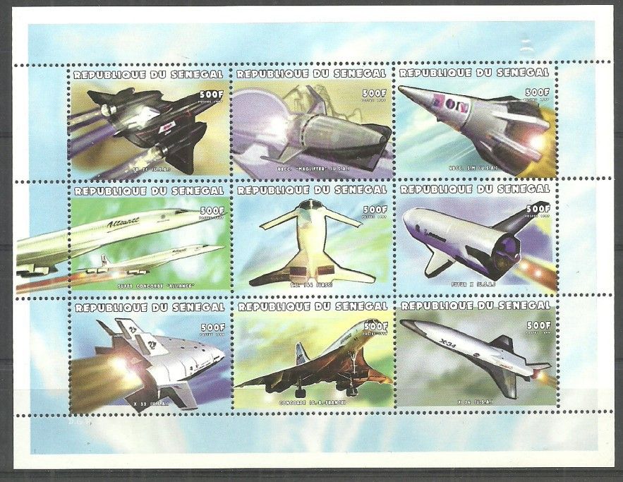 Znaczek Senegal 1999 Mi ark 1758-1766 Czyste **