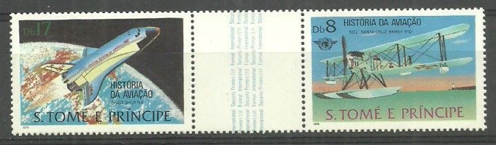 Znaczek Wyspy Św. Tomasza i Książęca 1979 Mi 597+596 Czyste **