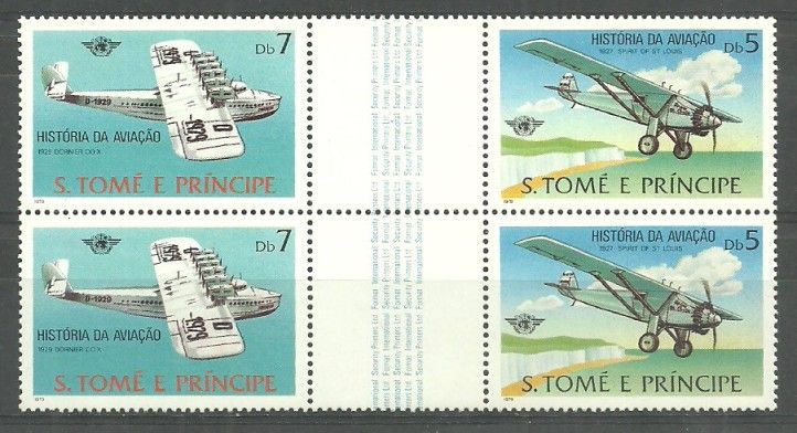 Znaczek Wyspy Św. Tomasza i Książęca 1979 Mi 595-594 Czyste **