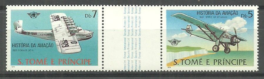 Znaczek Wyspy Św. Tomasza i Książęca 1979 Mi 595-594 Czyste **