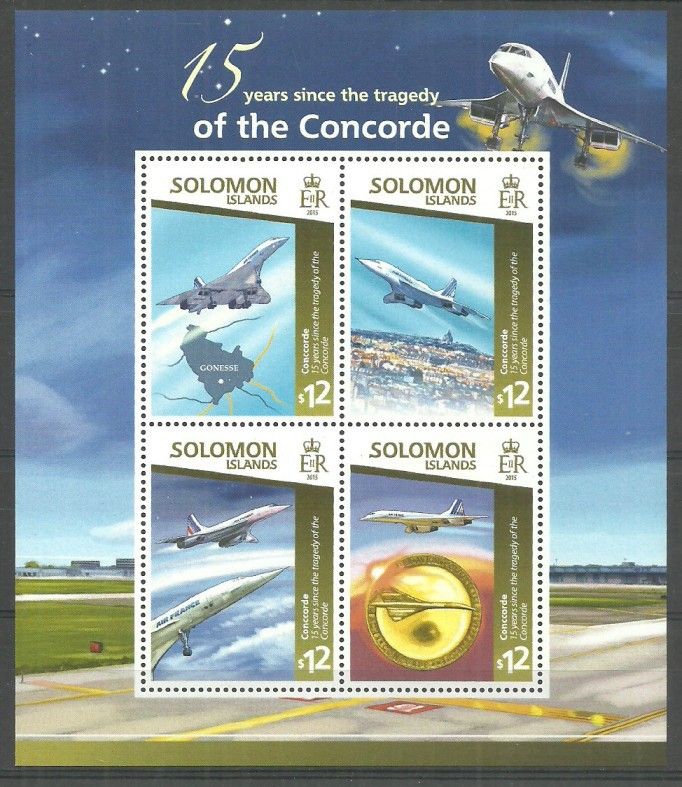 Znaczek Wyspy Salomona 2015 Mi ark 3072-3075 Czyste **