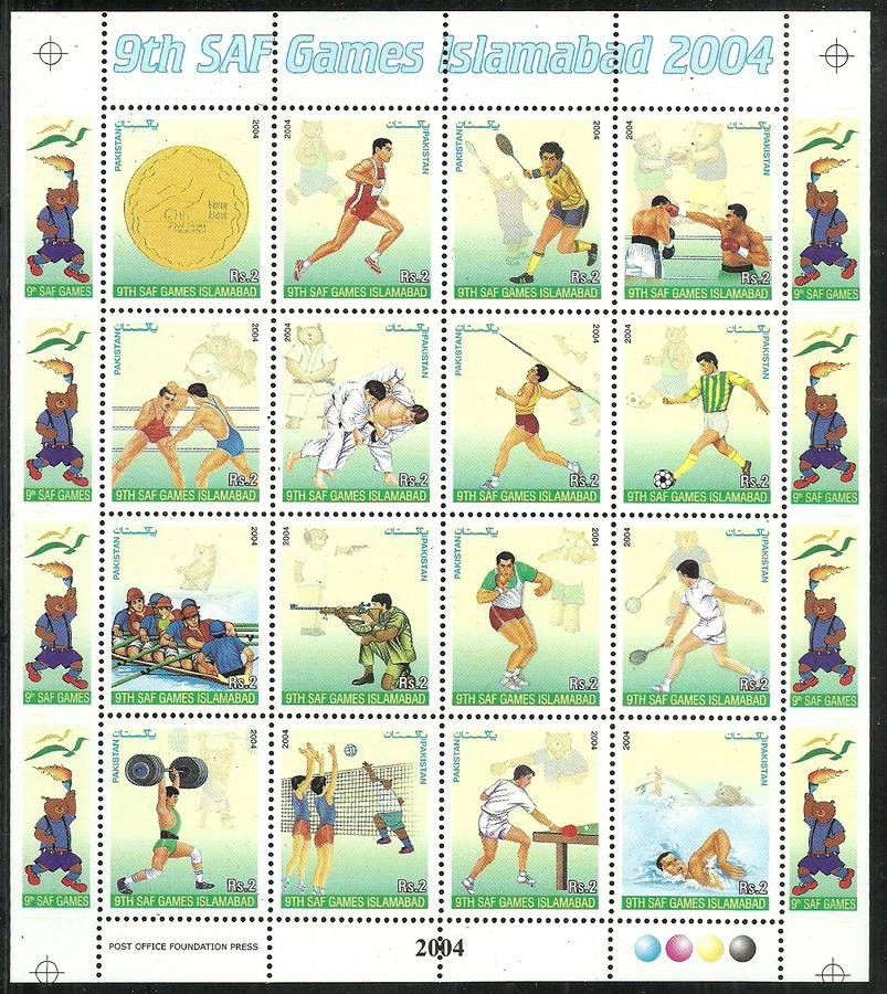 Znaczek Pakistan 2004 Mi ark 1189-1904 Czyste **