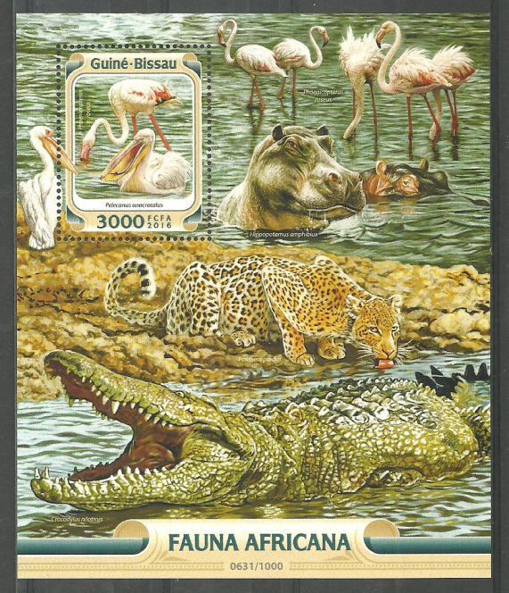 Znaczek Gwinea Bissau 2016 Mi bl 1462 Czyste **