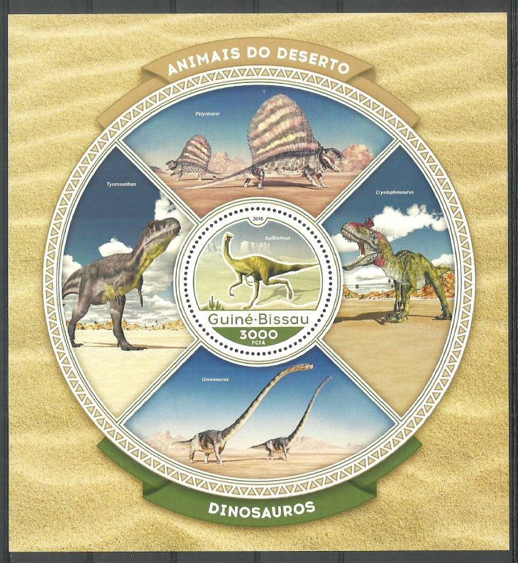 Znaczek Gwinea Bissau 2016 Mi bl 1520 Czyste **